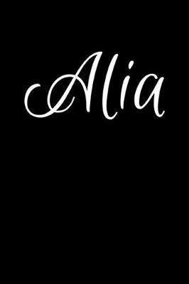 Book cover for Alia