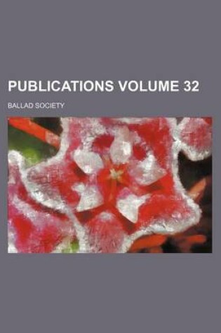 Cover of Publications Volume 32