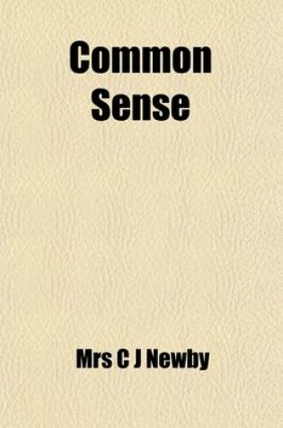 Cover of Common Sense; A Novel