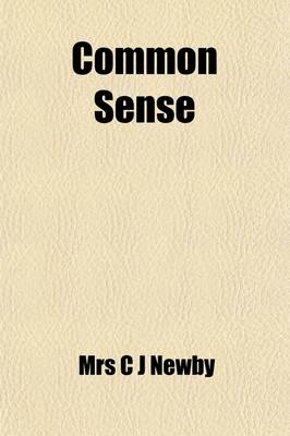 Book cover for Common Sense; A Novel