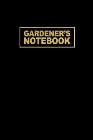 Cover of Gardener's Notebook