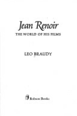 Cover of Jean Renoir