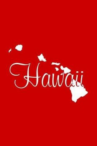 Cover of Hawaii - Red Lined Notebook with Margins