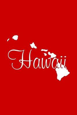 Book cover for Hawaii - Red Lined Notebook with Margins