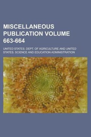 Cover of Miscellaneous Publication Volume 663-664