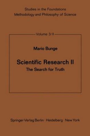 Cover of Scientific Research II.