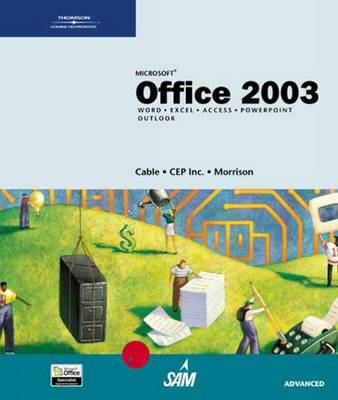 Book cover for Microsoft Office 2003, Advanced Course