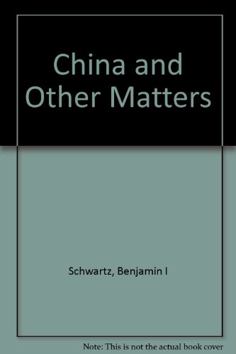 Book cover for China and Other Matters