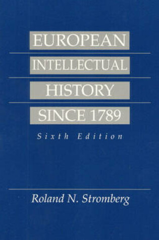 Cover of European Intellectual History Since 1789