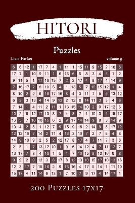 Book cover for Hitori Puzzles - 200 Puzzles 17x17 vol.9