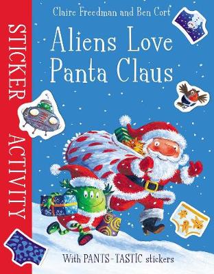 Book cover for Aliens Love Panta Claus: Sticker Activity