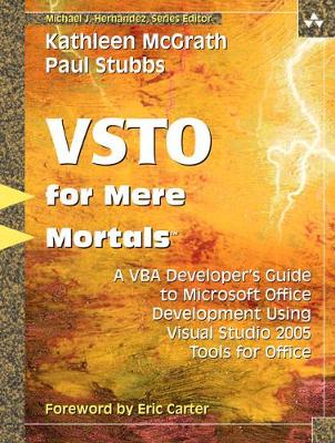 Cover of Visual Studio 2005 Tools for Office for Mere Mortals