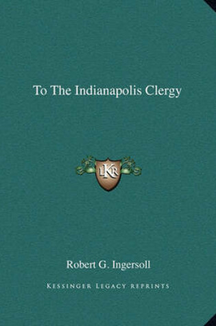 Cover of To the Indianapolis Clergy