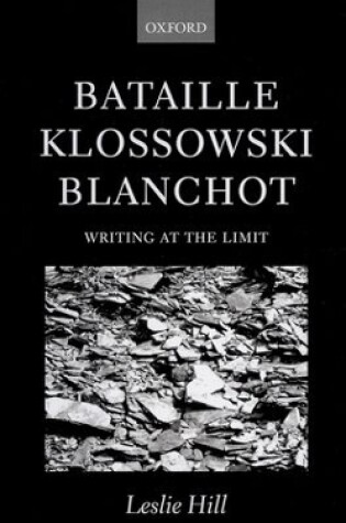 Cover of Bataille, Klossowski, Blanchot