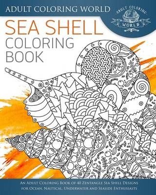 Cover of Sea Shell Coloring Book