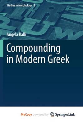 Cover of Compounding in Modern Greek