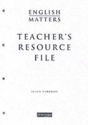 Book cover for English Matters 14-16 Teacher's File