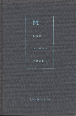 Book cover for M and Other Poems