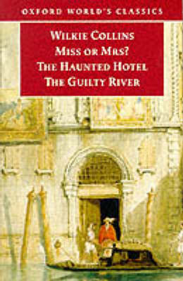 Book cover for Miss or Mrs?, The Haunted Hotel, The Guilty River