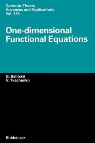 Cover of One-dimensional Functional Equations