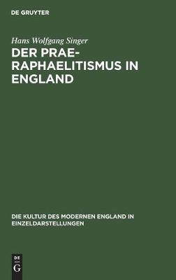 Book cover for Der Prae-Raphaelitismus in England