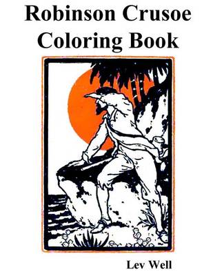 Book cover for Robinson Crusoe Coloring Book