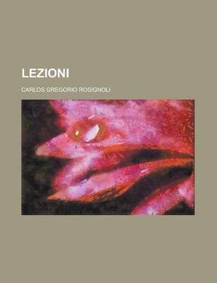 Book cover for Lezioni