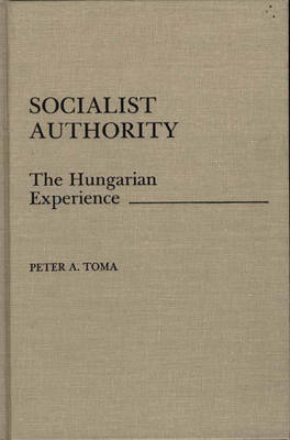 Book cover for Socialist Authority