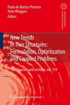 Cover of New Trends in Thin Structures: Formulation, Optimization and Coupled Problems