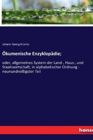 Cover of Ökumenische Enzyklopädie;