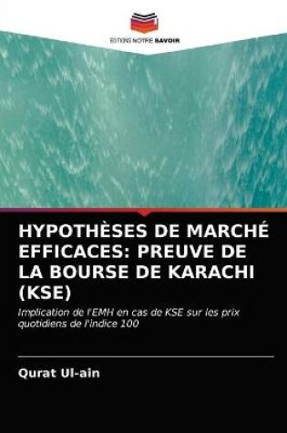 Cover of Hypothèses de Marché Efficaces