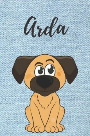 Cover of Arda Hund-Malbuch / Notizbuch Tagebuch