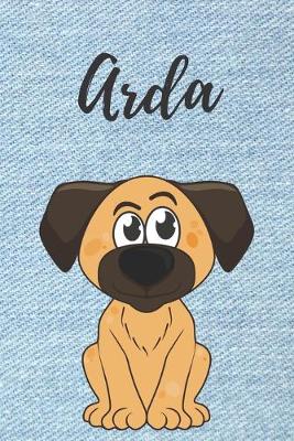 Book cover for Arda Hund-Malbuch / Notizbuch Tagebuch