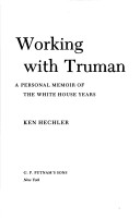 Book cover for Working with Truman