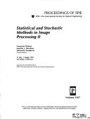 Book cover for Statistical and Stochastic Methods in Image Processing II