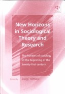 Cover of New Horizons in Sociological Theory and Research