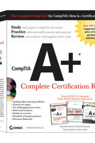 Cover of CompTIA A+ Complete Certification Kit (Exams 220-701 and 220-702)