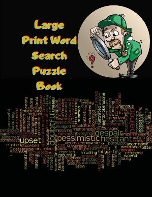 Book cover for Large Print Word Search Puzzle Book