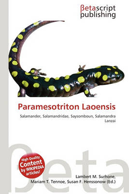 Cover of Paramesotriton Laoensis