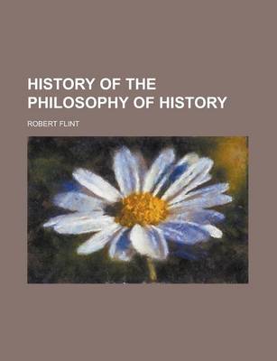 Book cover for History of the Philosophy of History