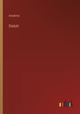 Book cover for Statuti