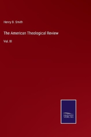 Cover of The American Theological Review