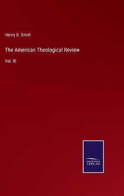 Book cover for The American Theological Review