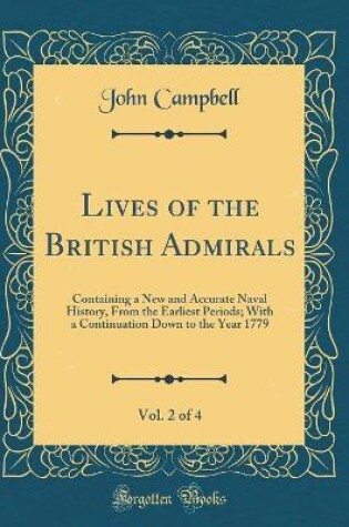 Cover of Lives of the British Admirals, Vol. 2 of 4