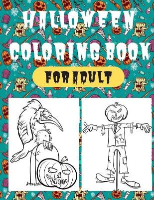 Cover of Halloween Coloring Book for Adult