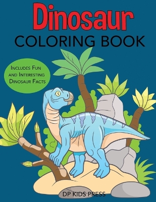 Book cover for Dinosaur Coloring Book