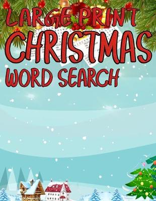 Book cover for Large Print Christmas Word Search