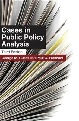 Book cover for Cases in Public Policy Analysis