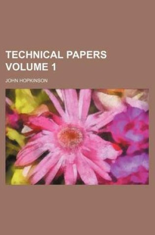 Cover of Technical Papers Volume 1