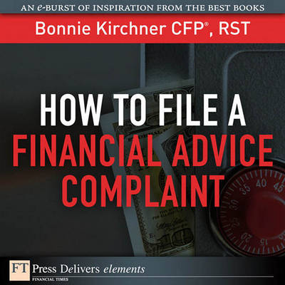 Book cover for How to File a Financial Advice Complaint